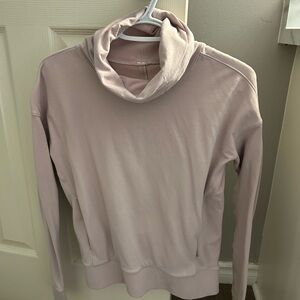 LULULEMON | Go forward pullover turtleneck sweater size 2 porcelain pink.